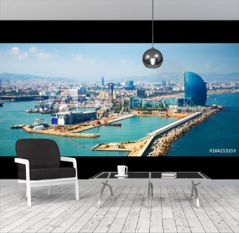 Picture of Port Vell and La Barceloneta district  in Barcelona